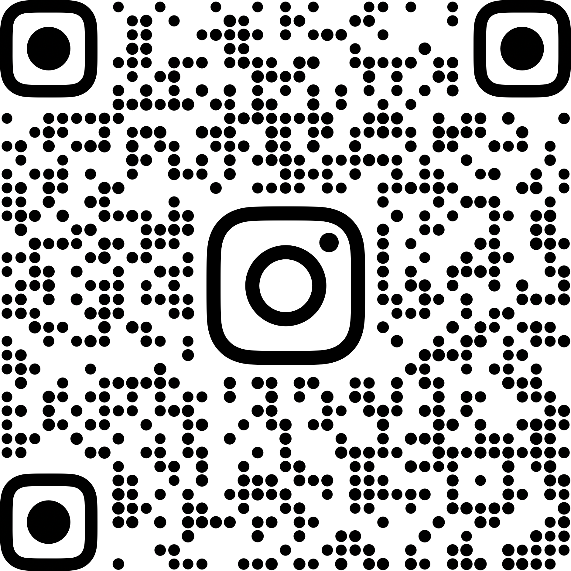 QR code to the Instagram account of UAntwerpen Architectuur
