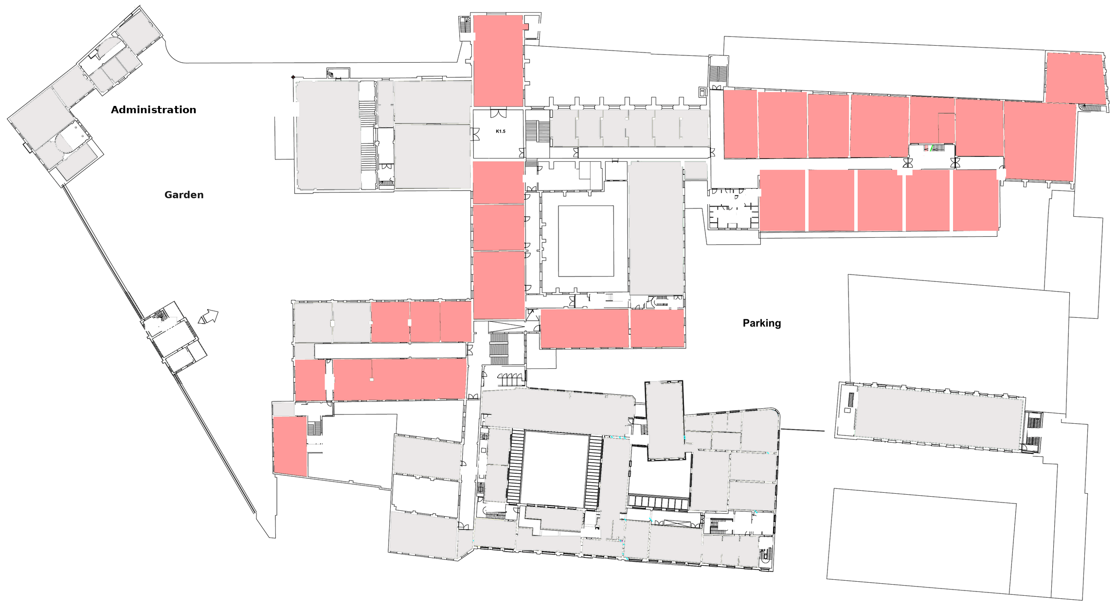 Campus Mutsaard, level +1